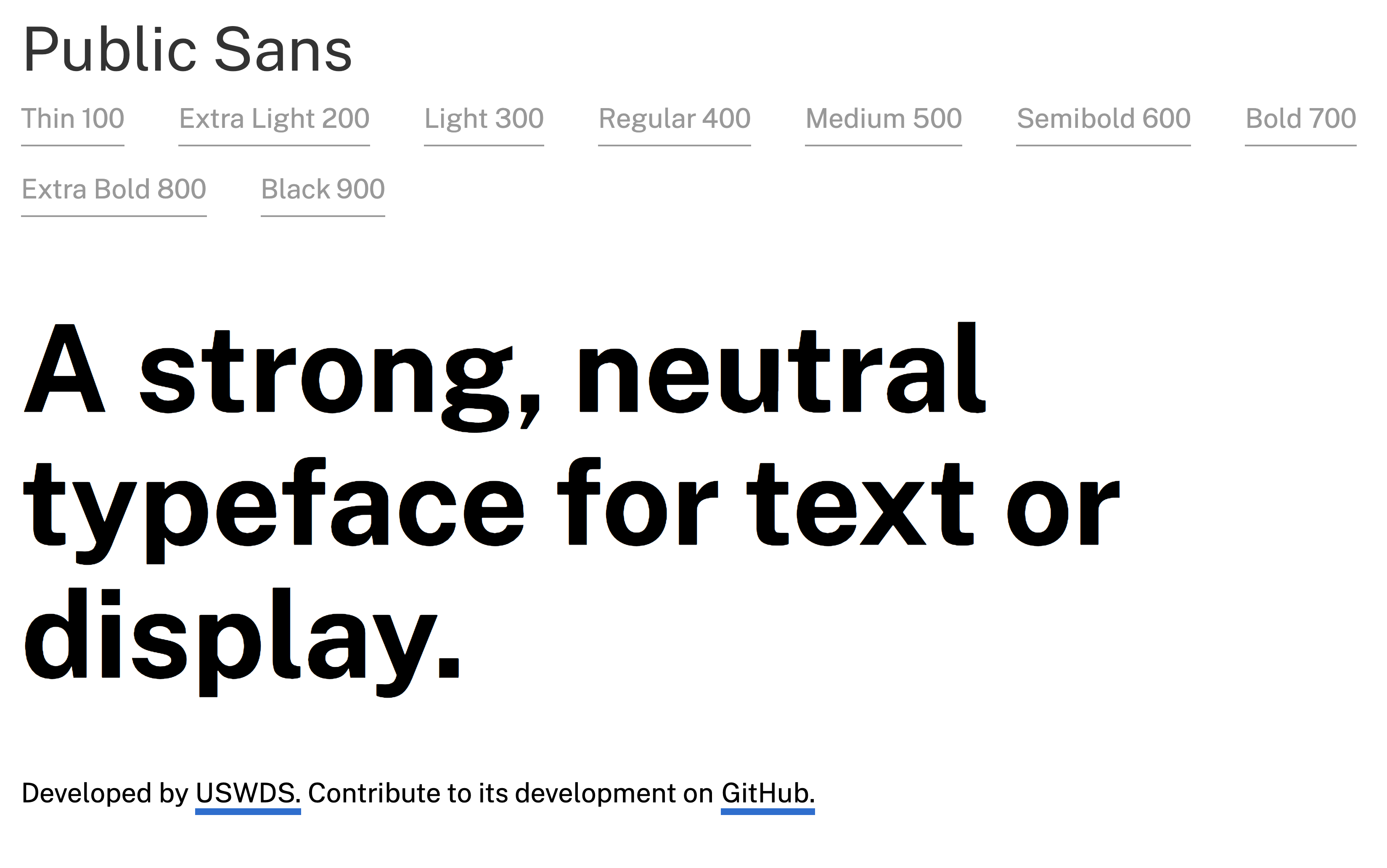 Public Sans gallery image