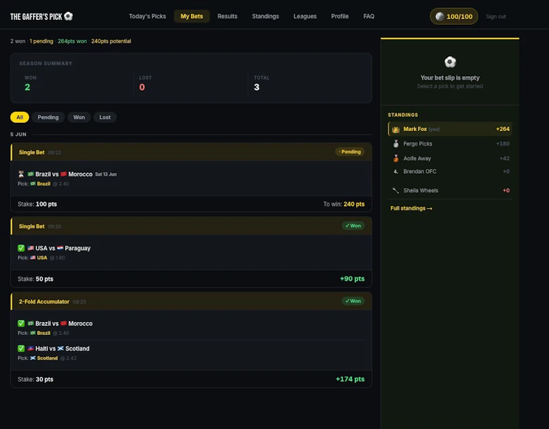 The Gaffer's Pick screenshot 2