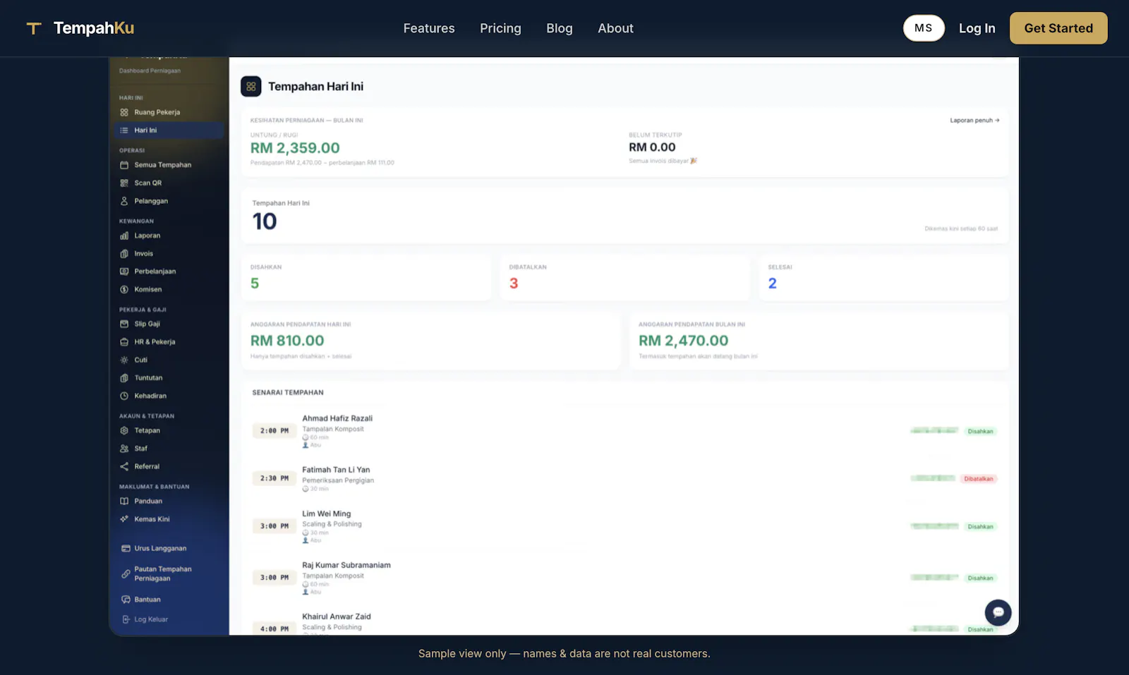 TempahKu screenshot 2