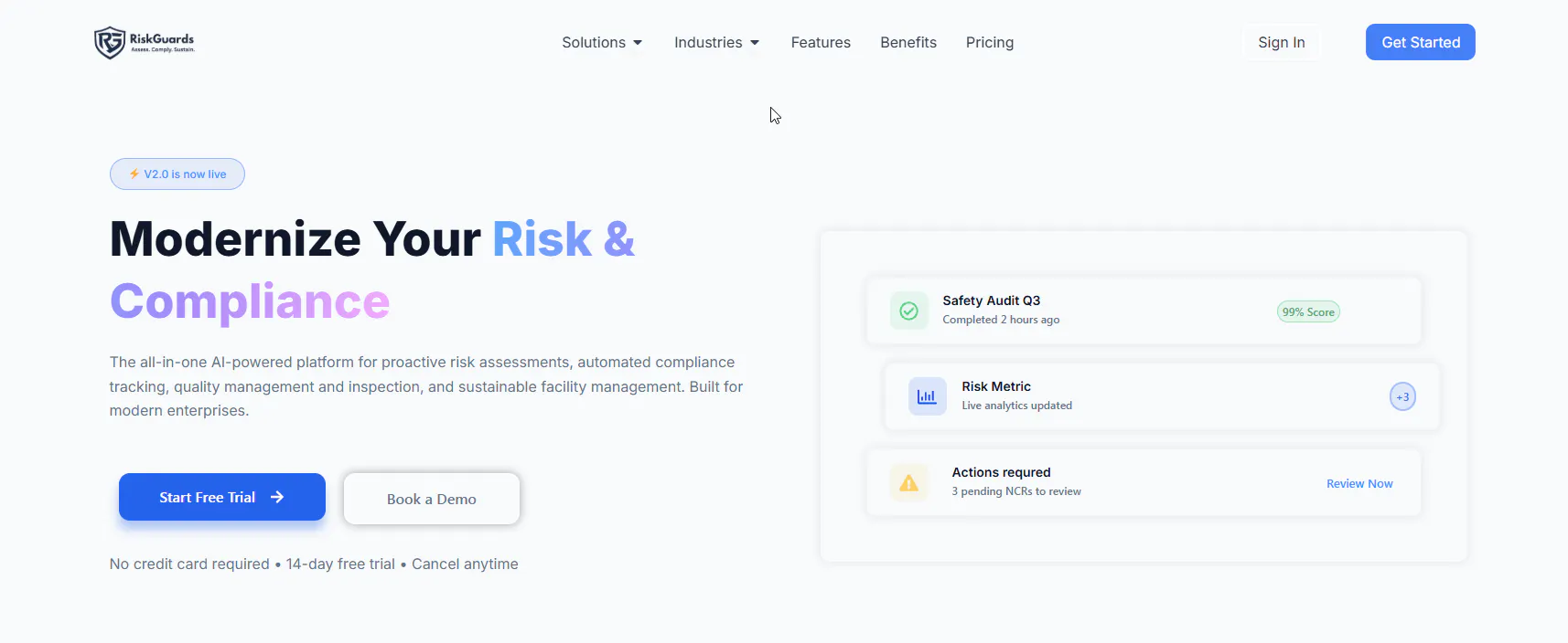 Banner del producto RiskGuards
