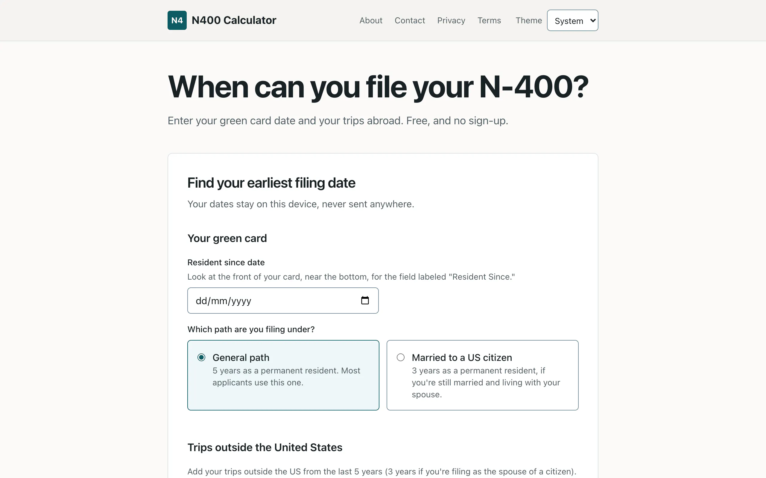 N-400 Eligibility Calculator gallery image