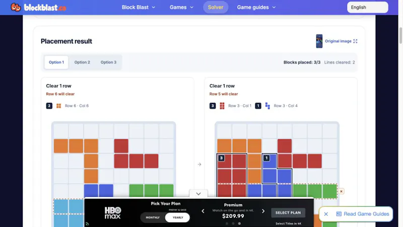 Block Blast Solver screenshot 2