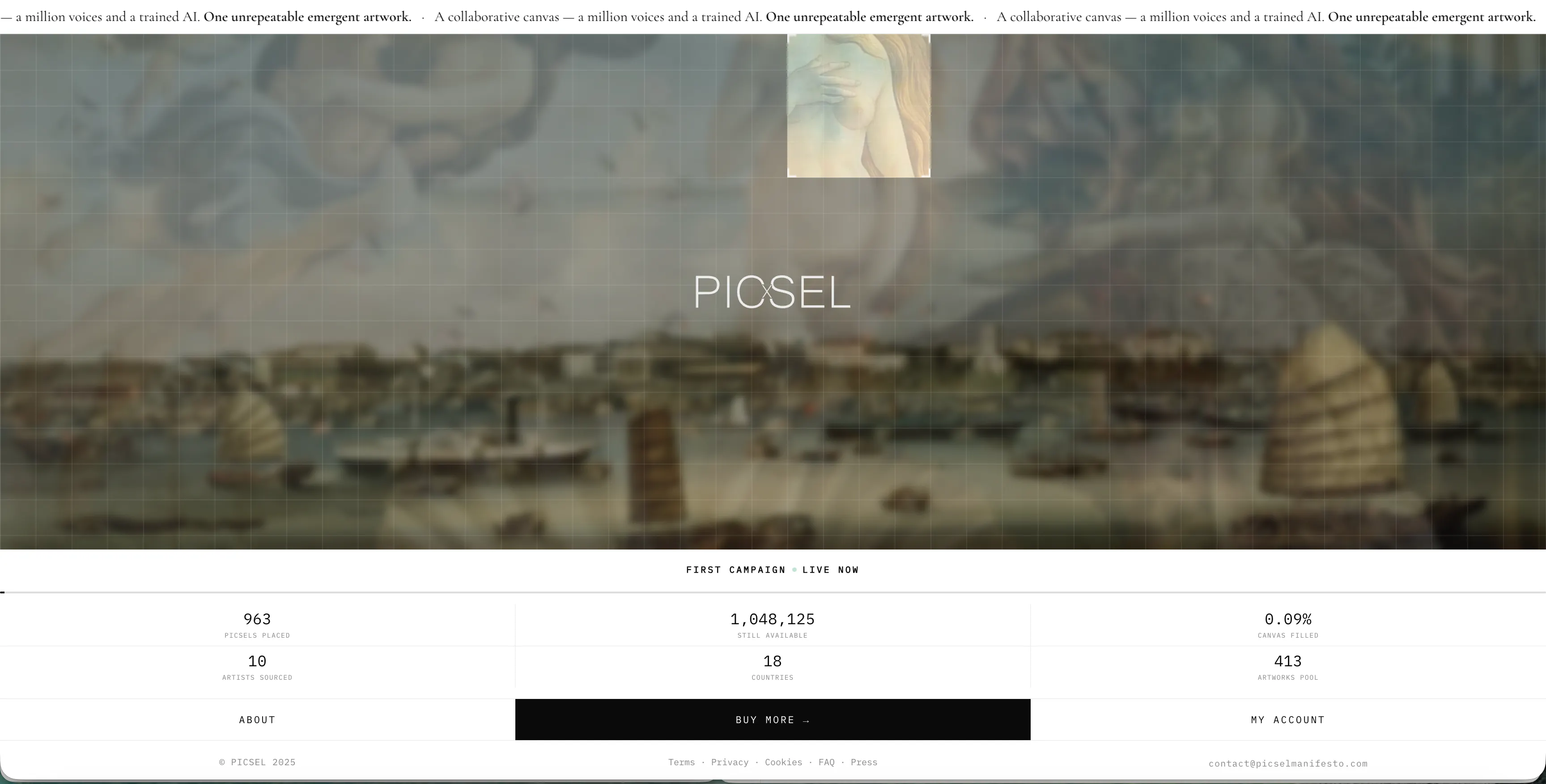 PICSEL 제품 배너