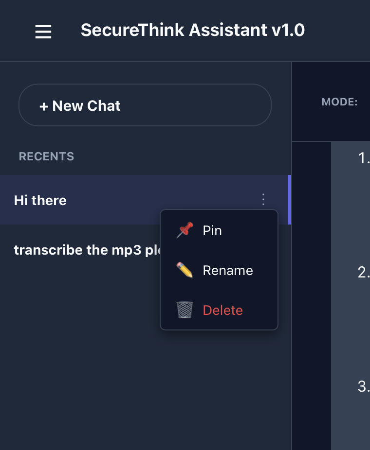 SecureThink - Screenshot 5 showing product features and functionality