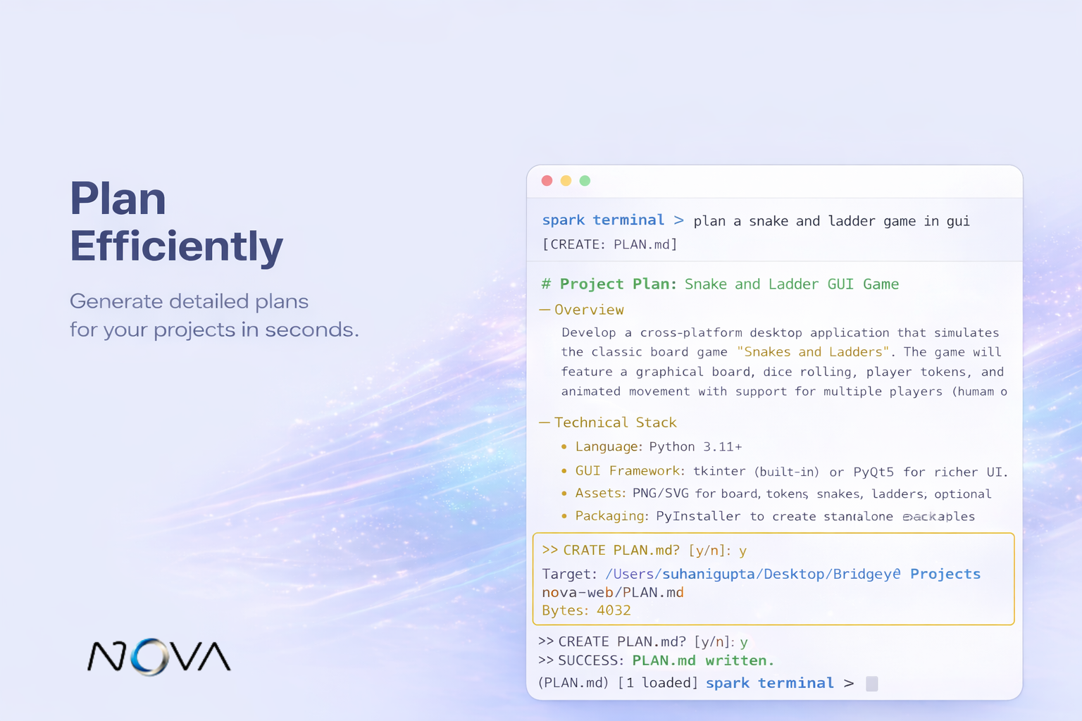 NOVA - Screenshot 4 showing product features and functionality