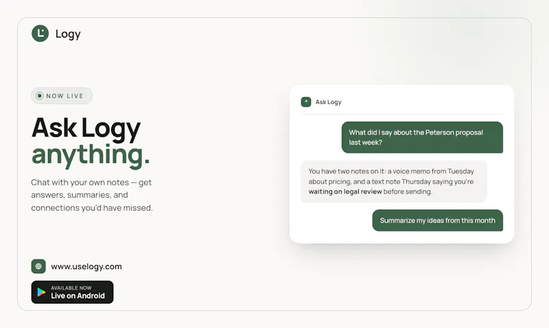 Logy screenshot 2