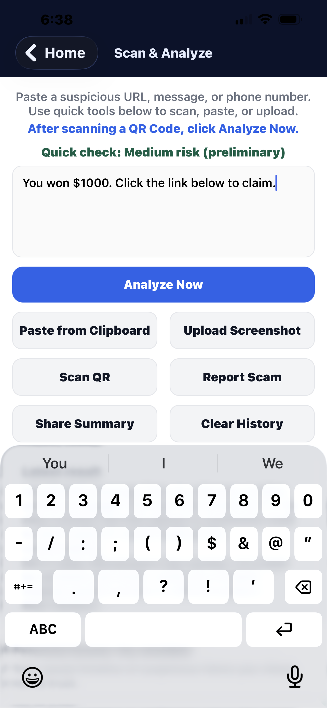 GuardianAI: Scam Defense App gallery image