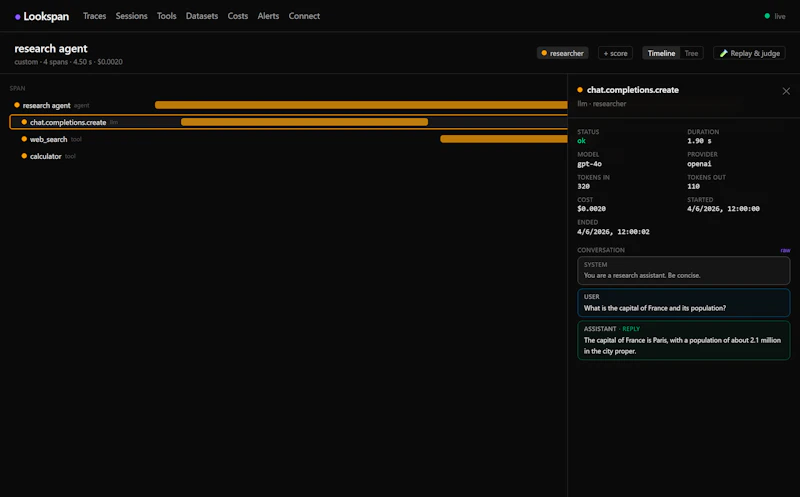 Lookspan screenshot 3