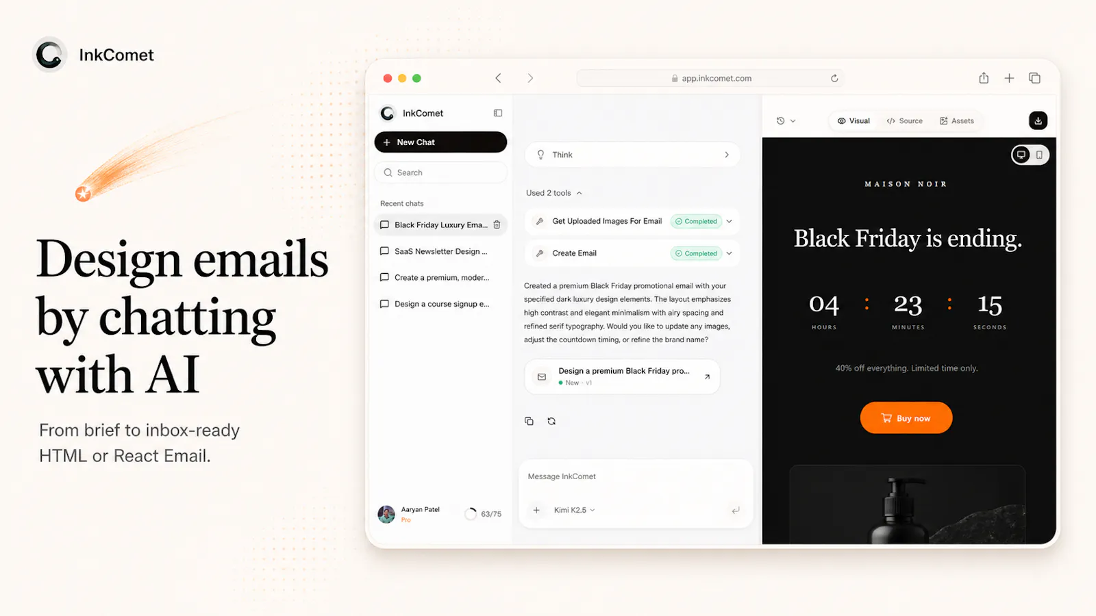 InkComet screenshot 3