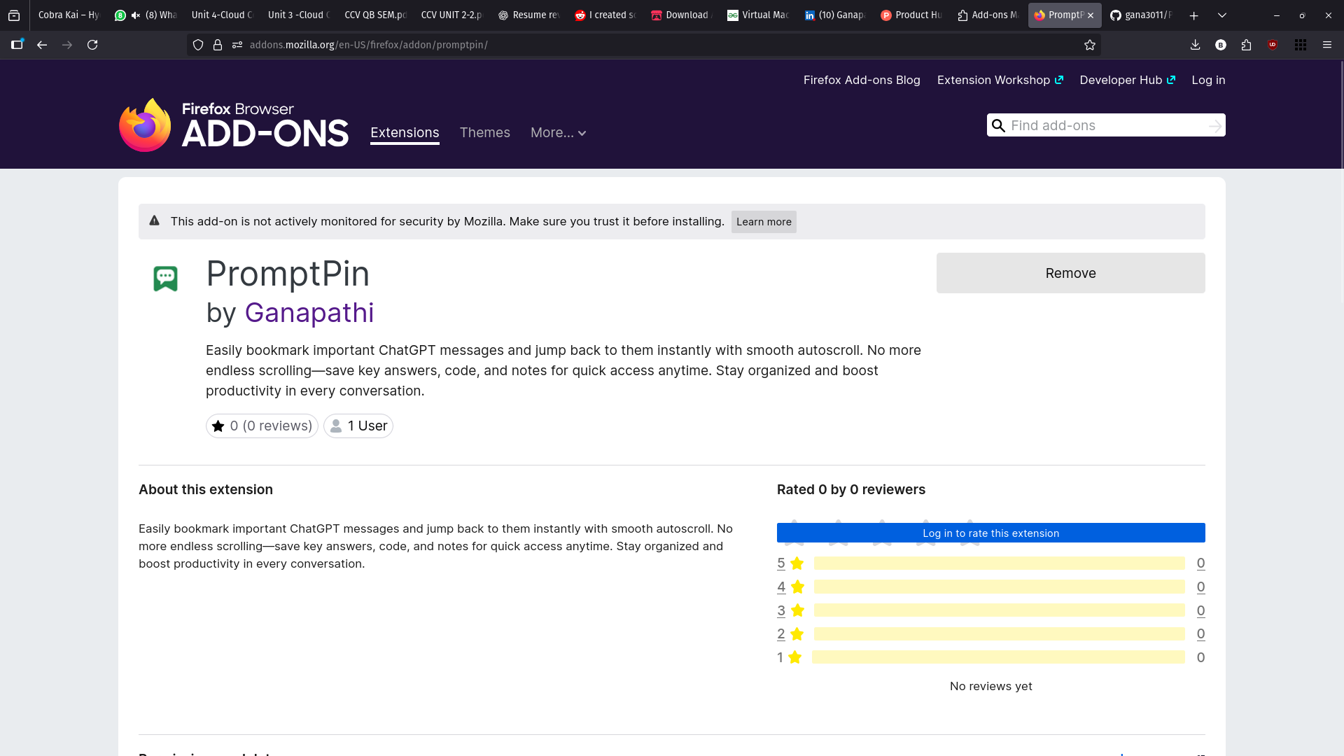 PromptPin gallery image