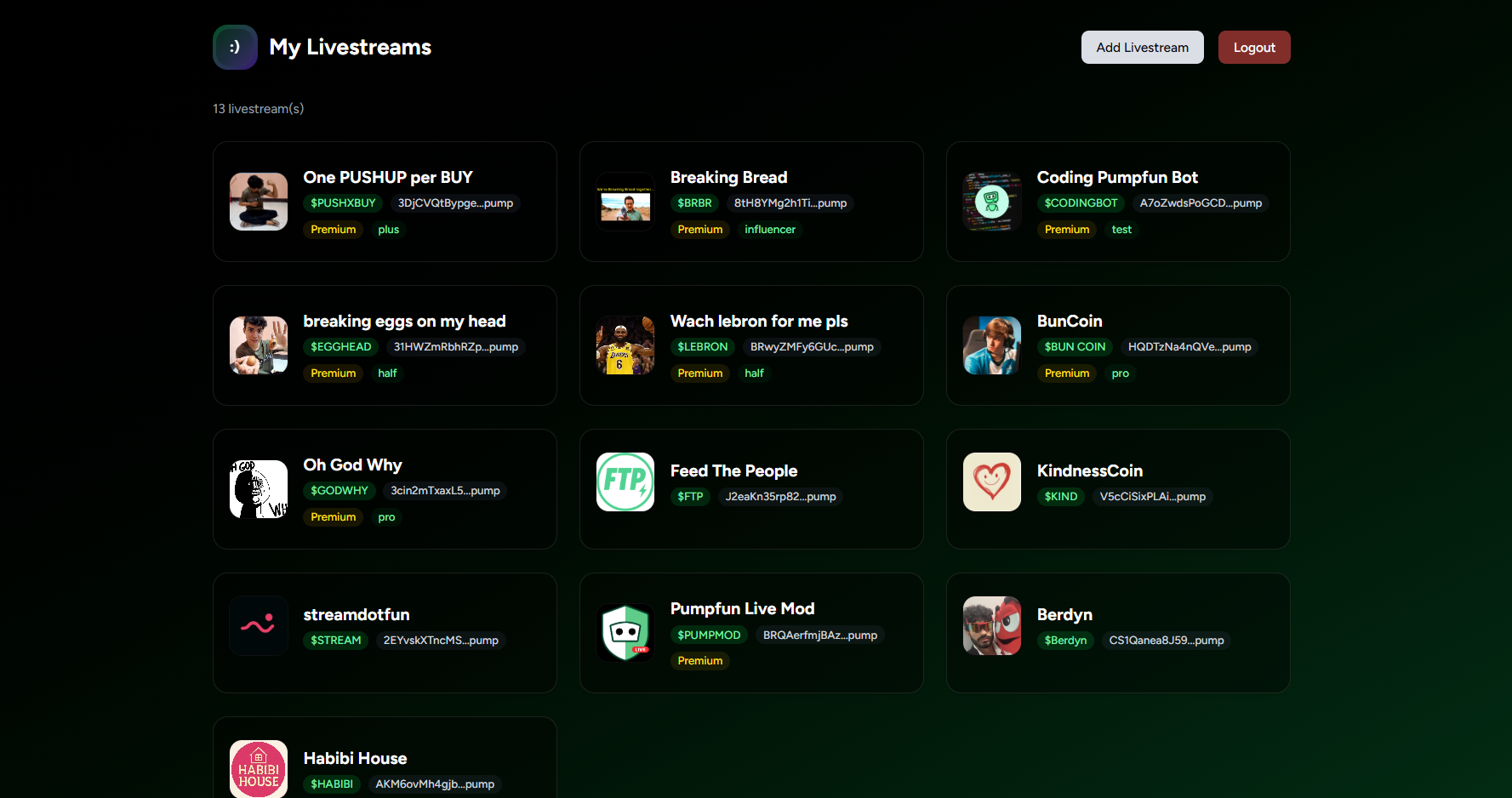 PUMPMOD - Screenshot 2 showing product features and functionality