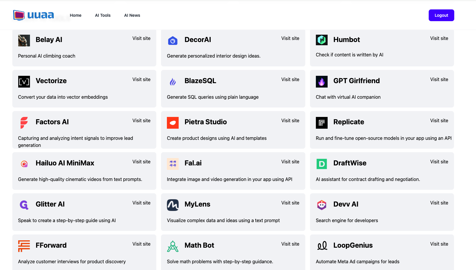 uuaa ai tools gallery image