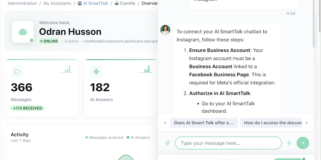 AI SmartTalk:數分鐘內打造無程式碼 AI 聊天機器人,適用於電子商務與客服