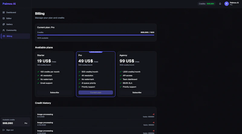 Palmou AI screenshot 2