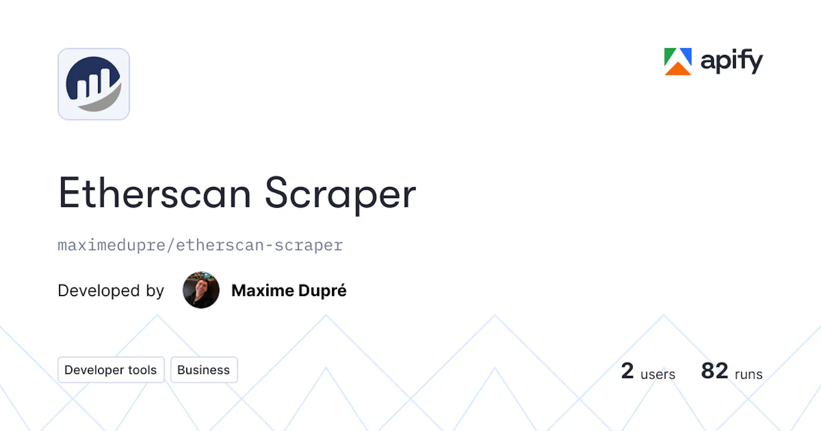 Etherscan Scraper screenshot 1