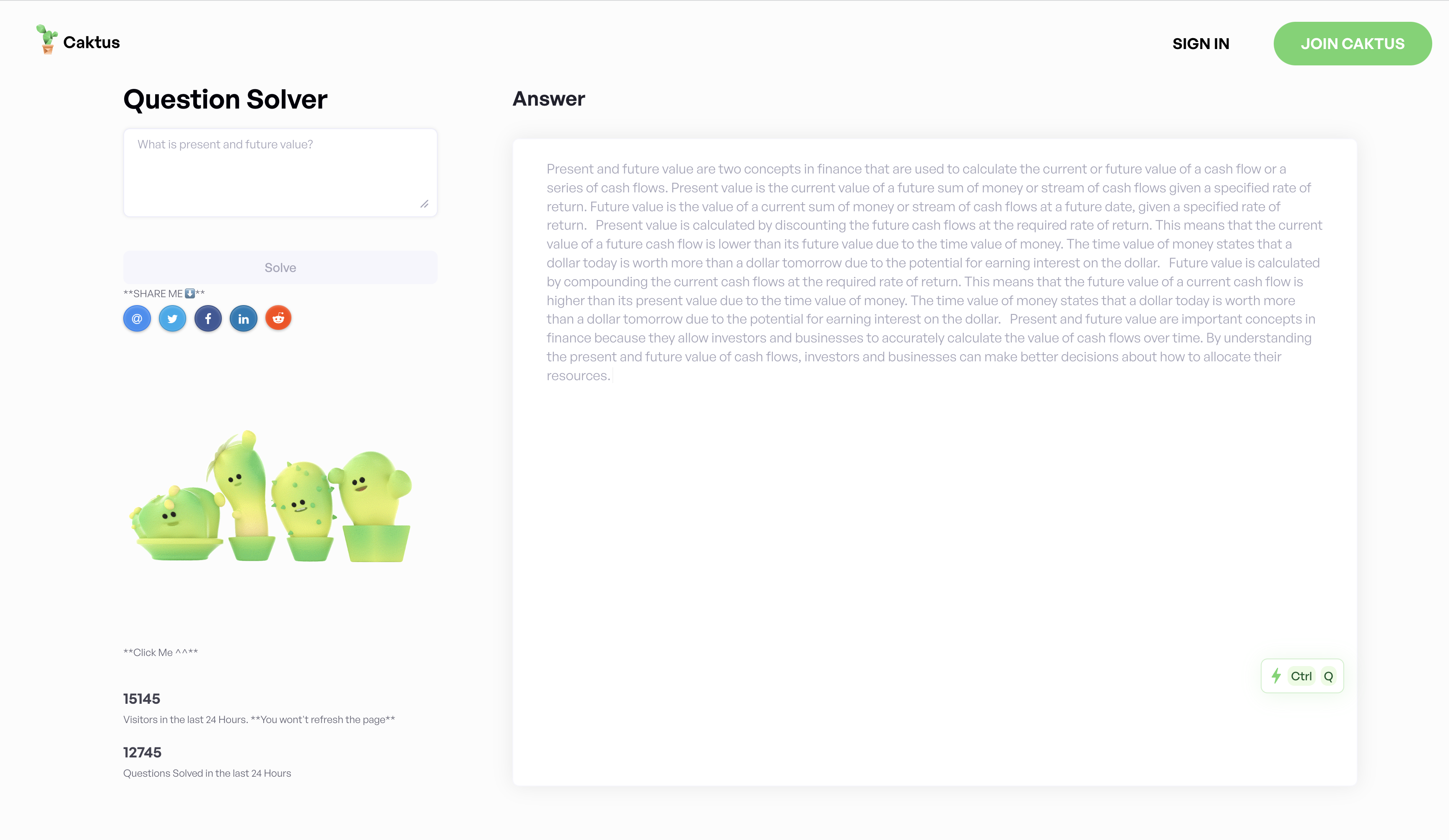Caktus AI - Question Solver media 1