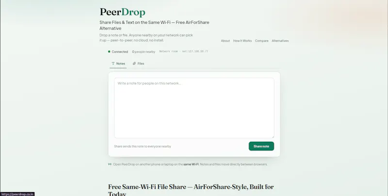 PeerDrop screenshot 2