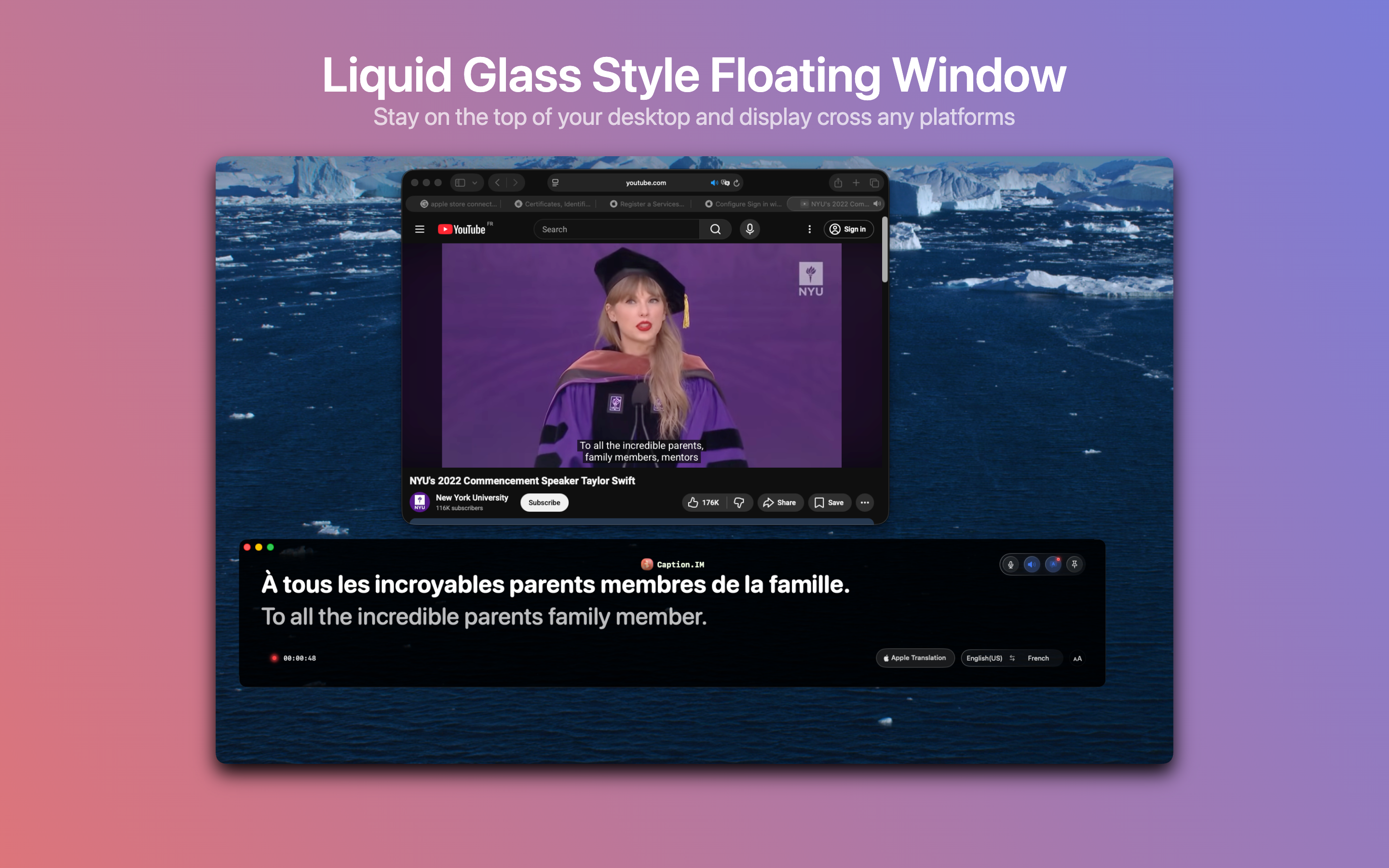 Caption.IM - Main product screenshot demonstrating key features and user interface
