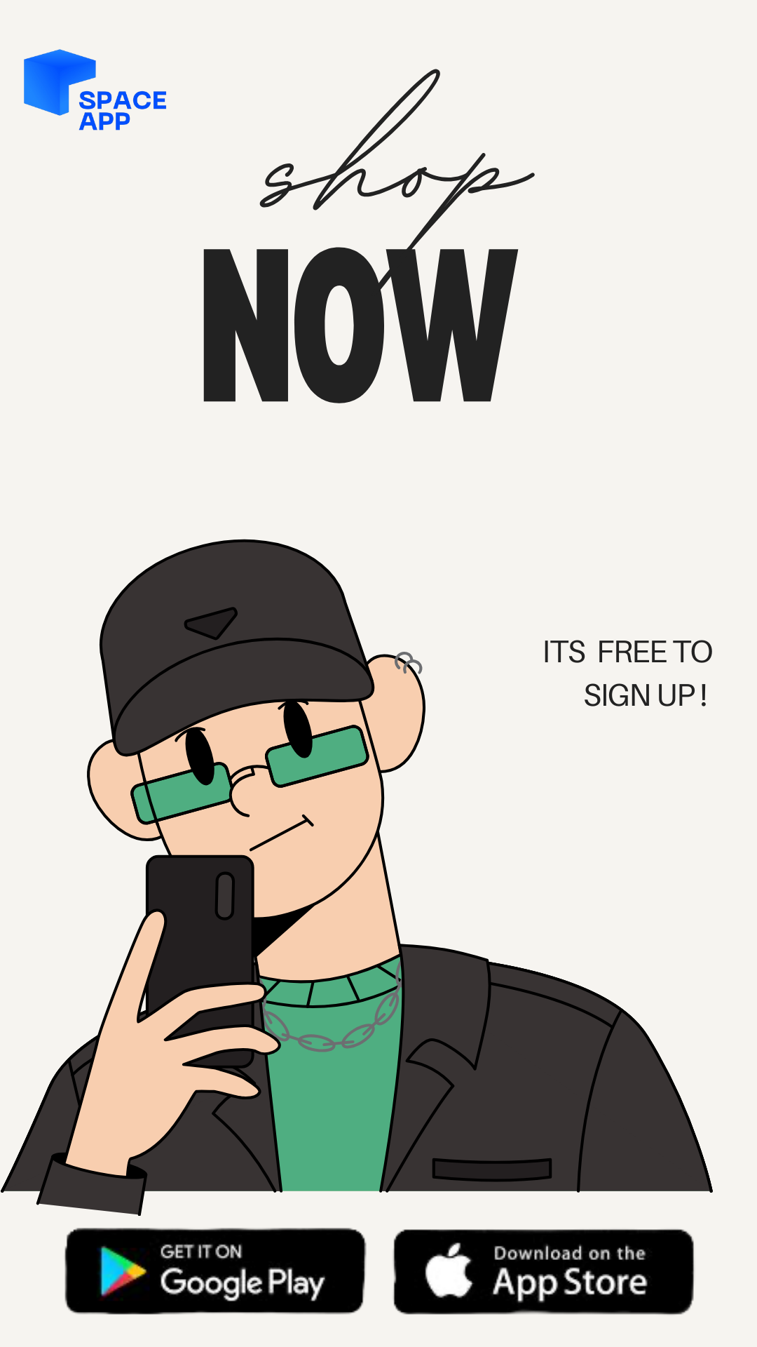 Space App - Screenshot 2 showing product features and functionality