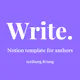 Scriborg - Notion Novel Writing Space
