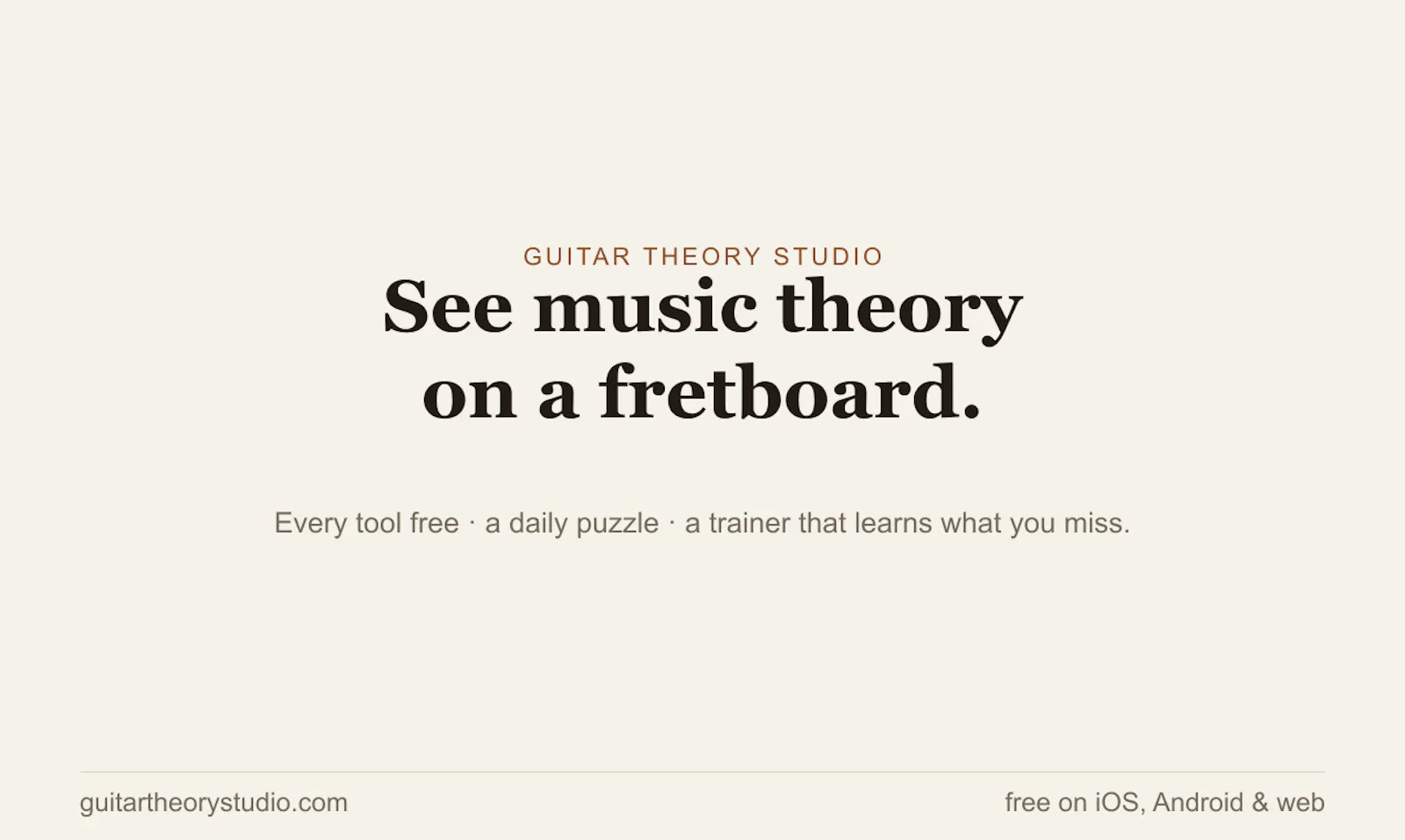 Guitar Theory Studio screenshot 2