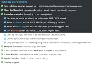 Habit Tracker for Notion 2021 gallery image