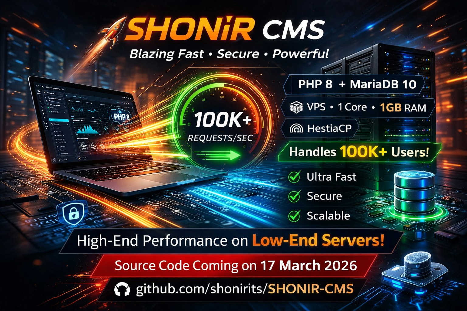 SHONiR CMS - Screenshot 5 showing product features and functionality