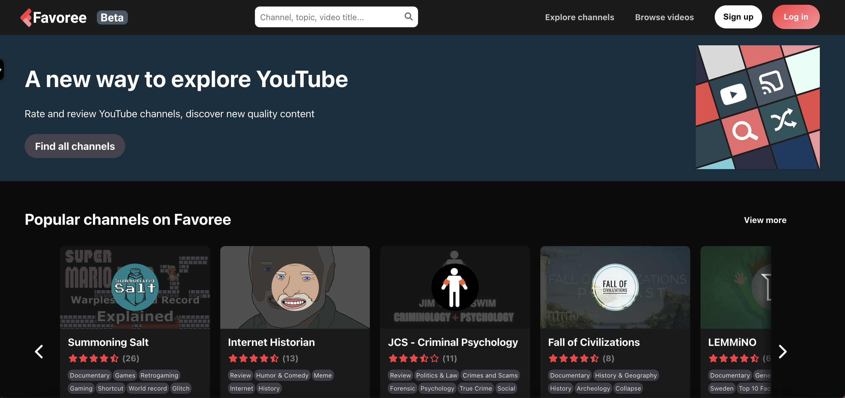 Média Favori - Une nouvelle façon d'explorer YouTube 2