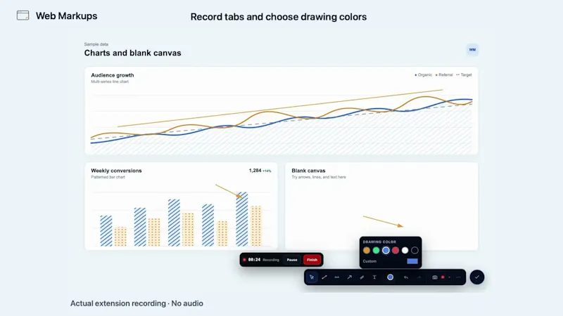 Web Markups screenshot 1 (video preview)