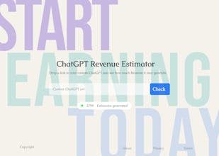 ChatGPT Revenue Estimator gallery image