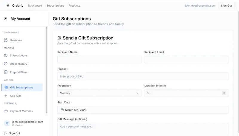 Orderly screenshot 2