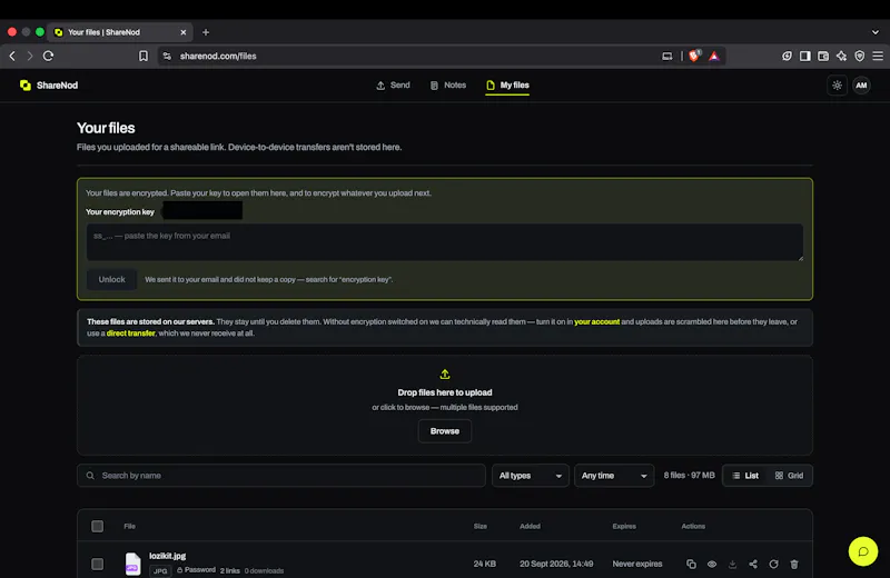 ShareNod screenshot 2