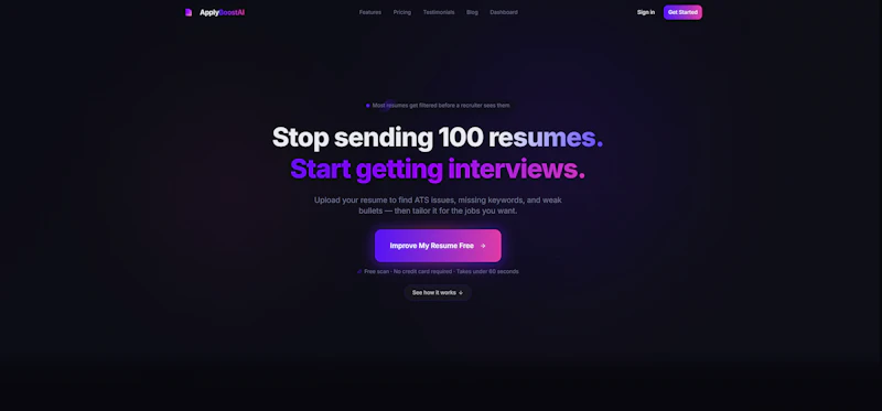 ApplyBoostAI screenshot 2