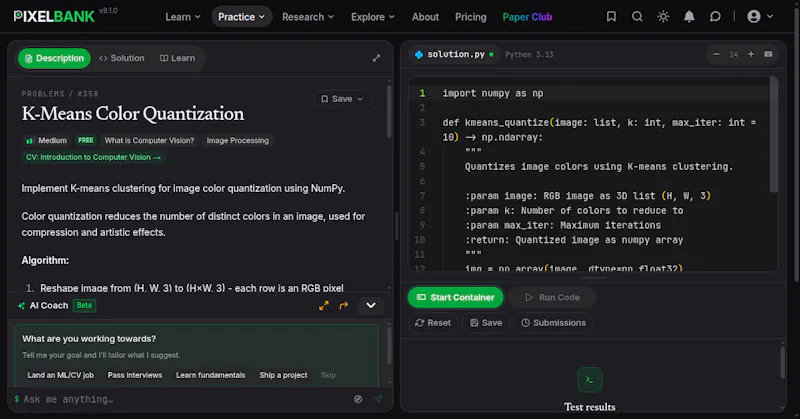 PixelBank - Learn AI the right way screenshot 4