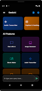 Genixai - AI Content Hub - AI 채팅, 음성 전사, 전자 책 및 SEO 도구 모두 하나 미디어 2