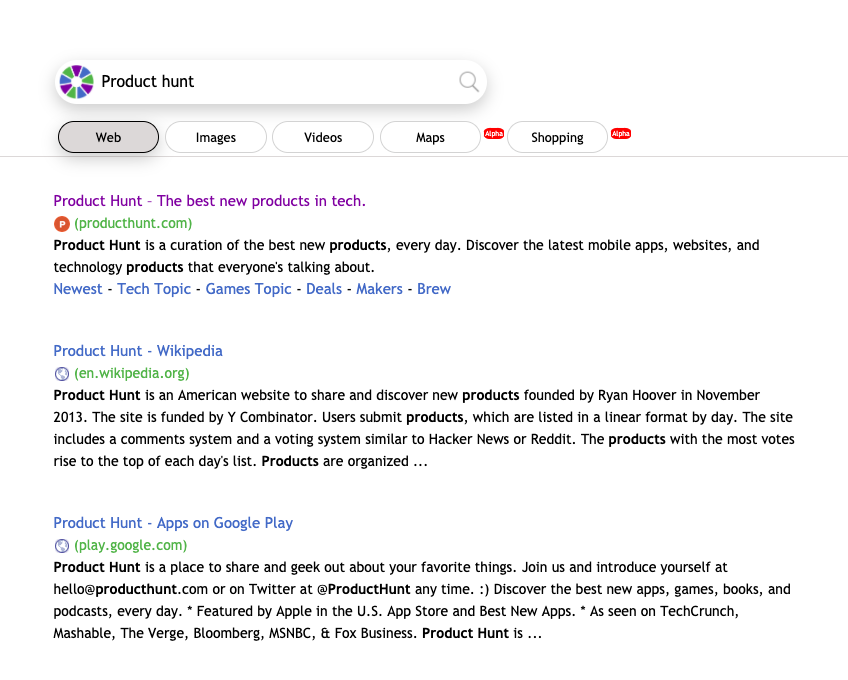Better Internet Search gallery image