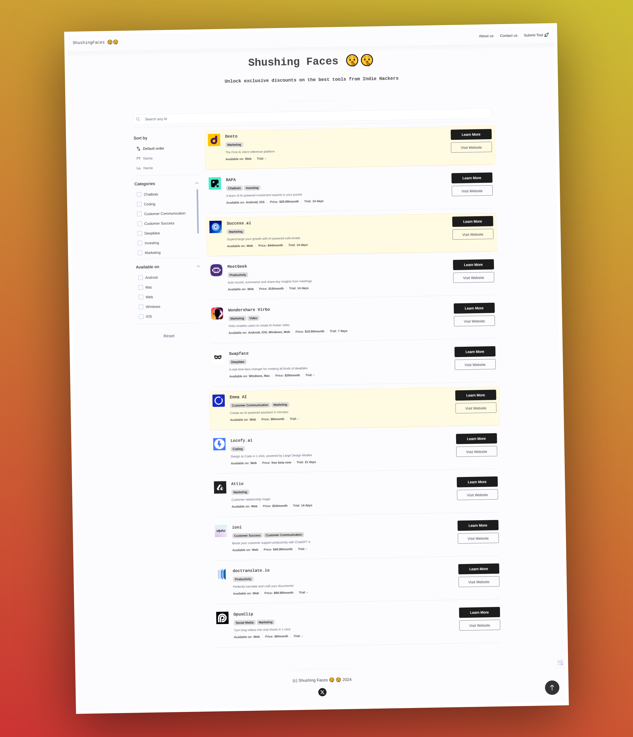 ShushingFaces.Com gallery image