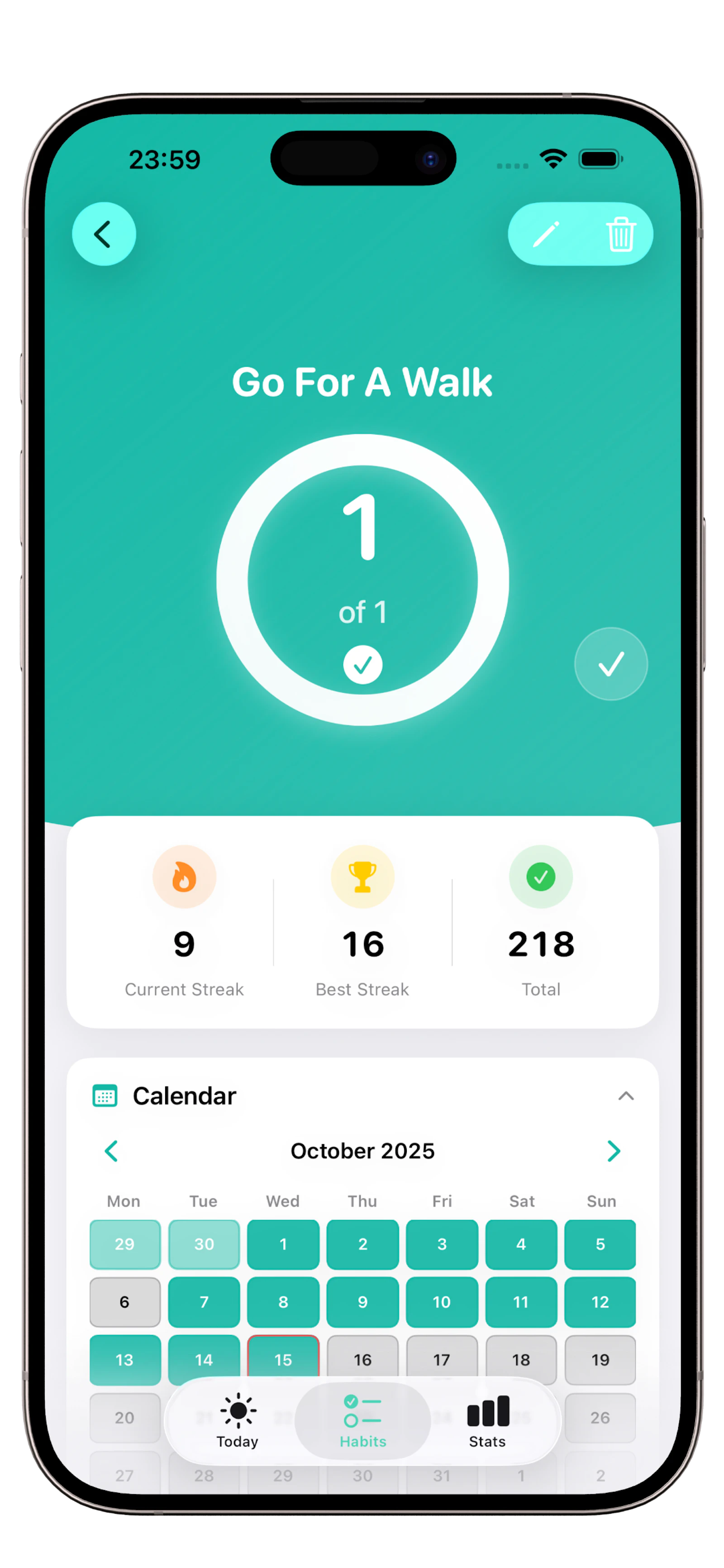 Grivus Habit Tracker screenshot 6