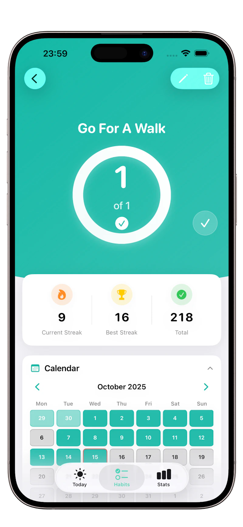 Grivus Habit Tracker screenshot 6