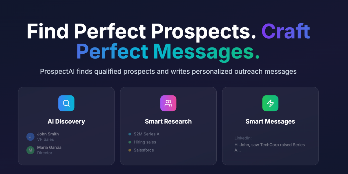 你的前景 - 查找带有个性化消息的B2B LinkedIn和-Email Lead。媒体2