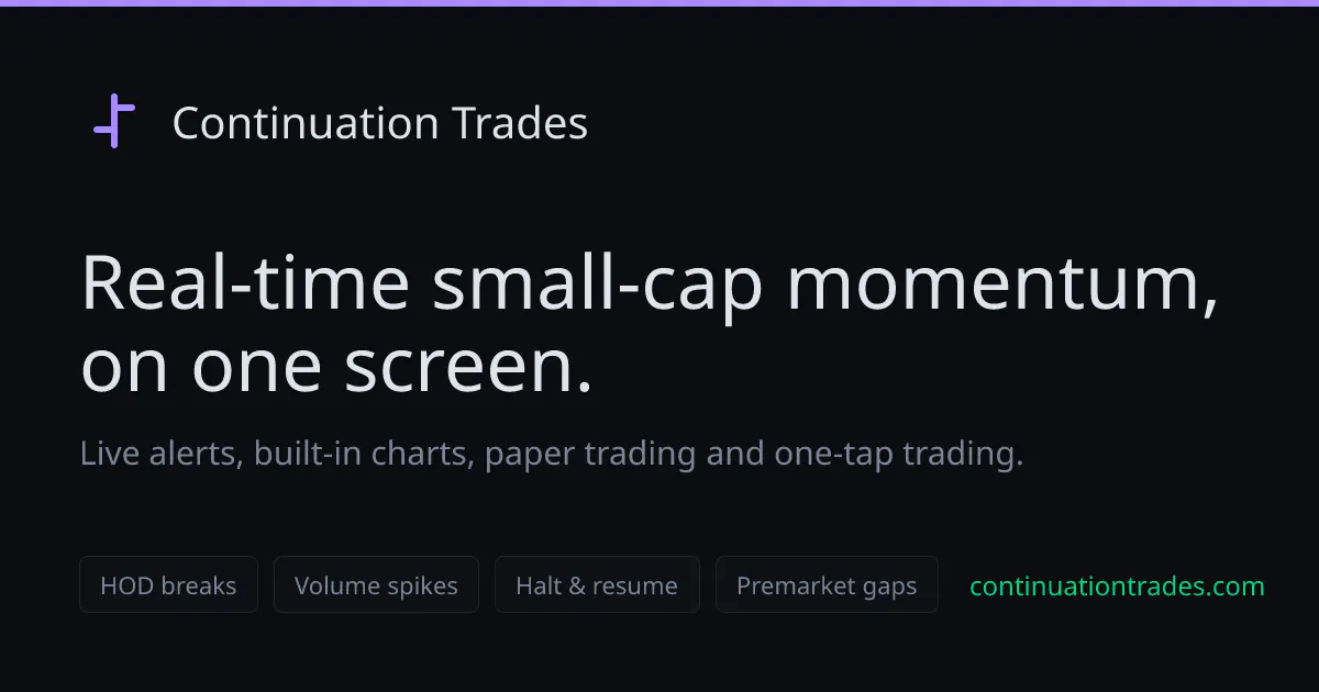 Continuation Trades gallery image