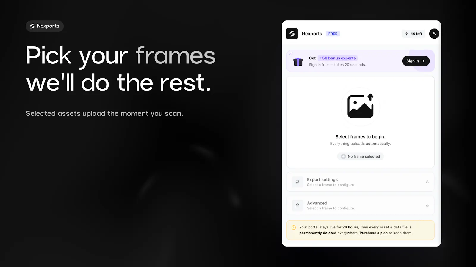 Nexports screenshot 2