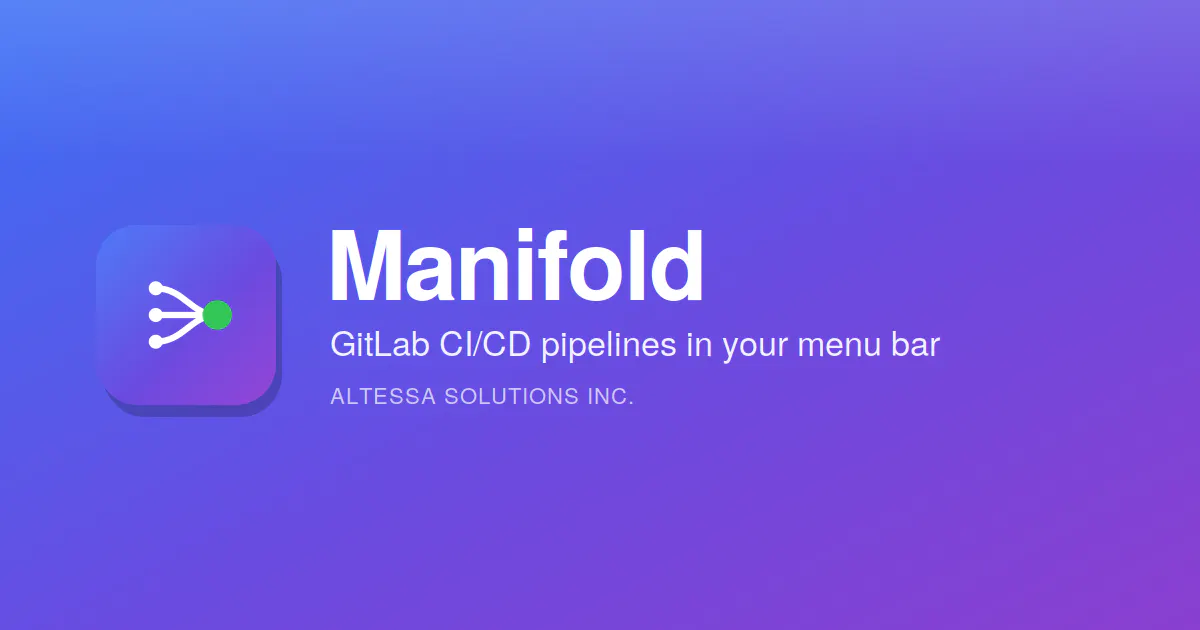 ManifoldCI — Pipelines Monitor for Mac  gallery image