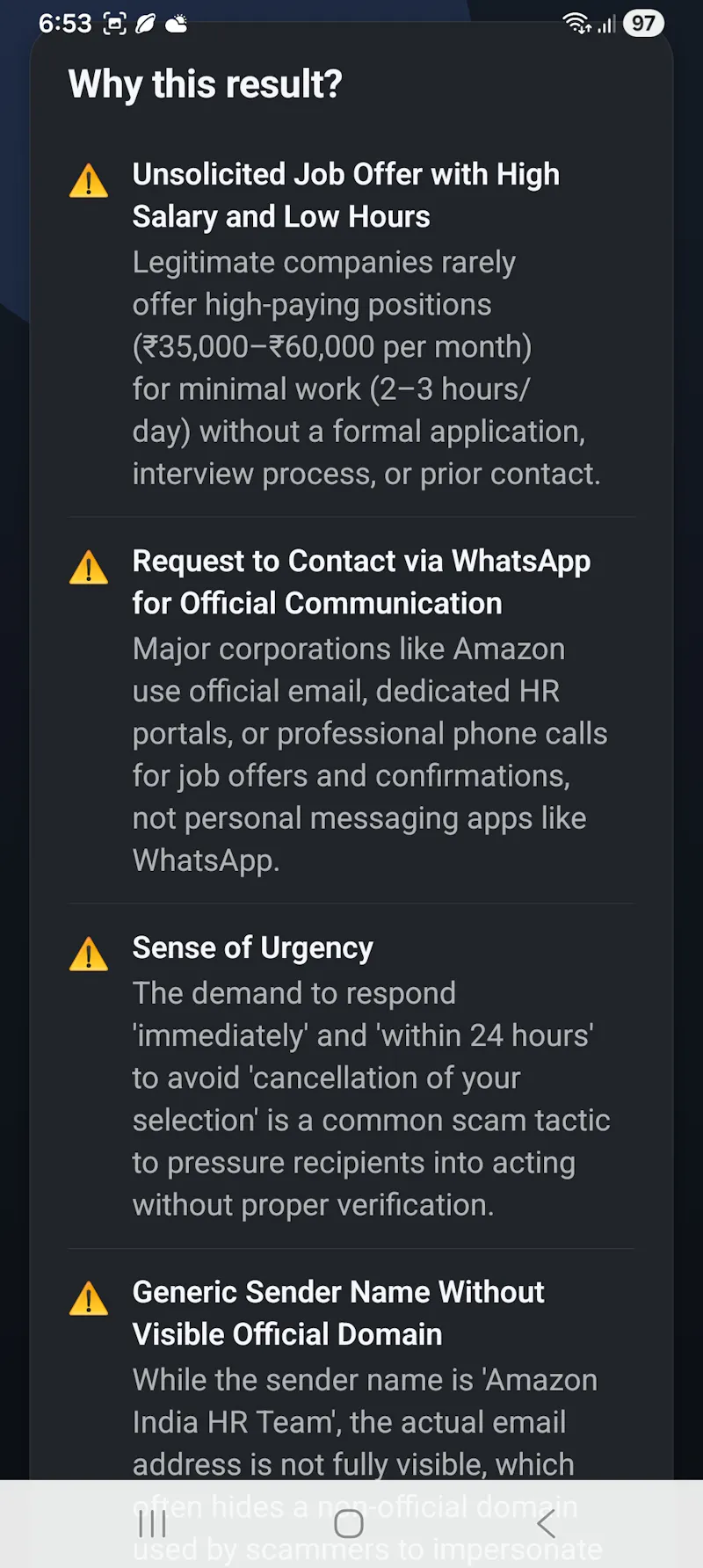 ScamLens  screenshot 4