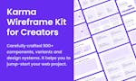 Karma Wireframe Kit image