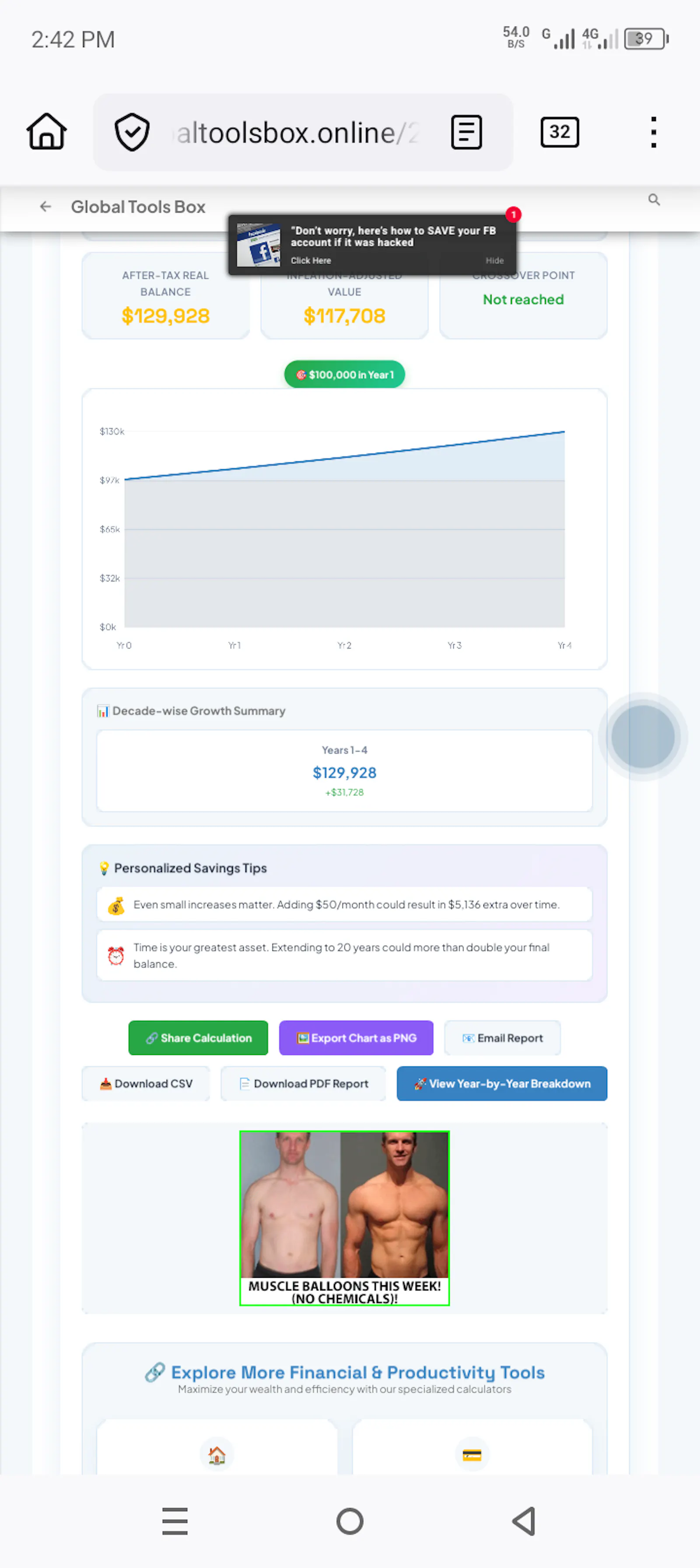 Compound Interest Calculator screenshot 4