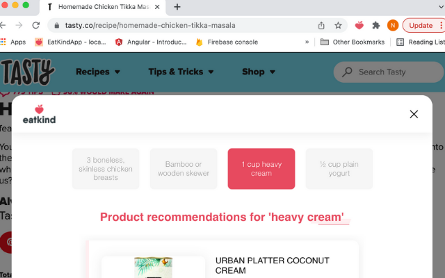 EatKind for Chrome gallery image