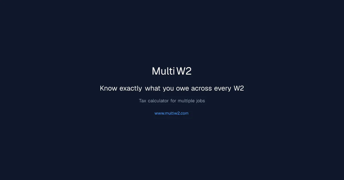 MultiW2 product banner