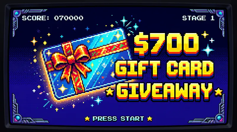 $700 Gift Card Up for Grabs: Enter in screenshot 1