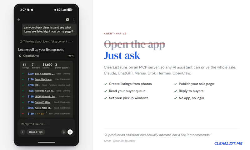 ClearList.me screenshot 5